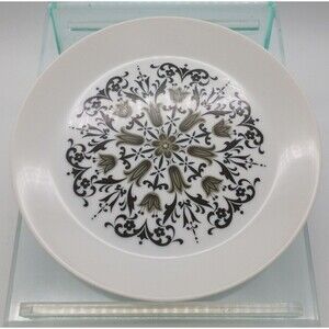 Vtg METEOR CHINA Japan 3916 SALAD PLATE 7.5”  Floral Scrolls Sears  Replacement